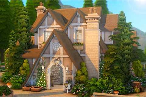 Whimsical Cottage 💫🌷...(Sims 4 Speed Build)