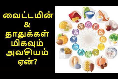 vitamins and minerals explained in Tamil, Importance of minerals and vitamins in human body in Tamil