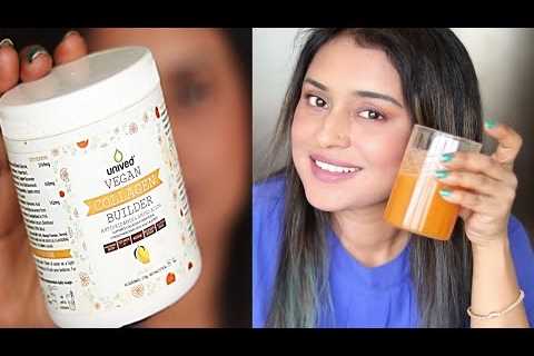 BEST VEGAN COLLAGEN Builder Supplement UNIVED I Flawless Skin, Thicker Hair, Stronger Nails