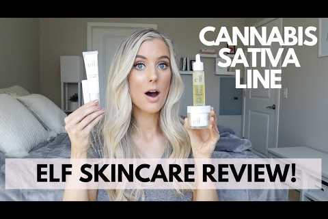 E.L.F. Cannabis Sativa Seed Oil Skin Care Collection Review | elf Hemp Derived Skincare
