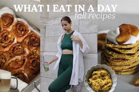 WHAT I EAT IN A DAY // fall recipes // vegan