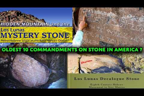 Los Lunas Decalogue Stone / Oldest 10 commandments On Stone In New Mexico Desert / Paleo Hebrew