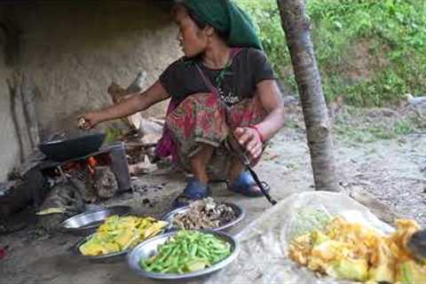 Cooking technology of green vegetables || Rural life