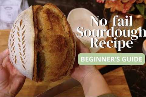 EASIEST SOURDOUGH RECIPE | Full Tutorial