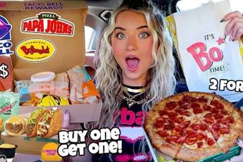 Eating only FAST FOOD *MEAL DEALS* for 24 HOURS! 💰