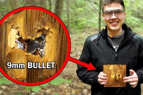 Making bulletproof wood