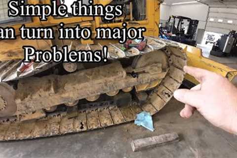 Simple repair on dozer leads to many headaches and we return so broken Harbor Freight tools!