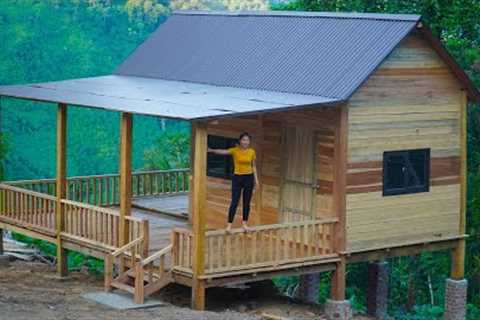 Build a firewood shed, Clean up around the Wooden House | Hoang Huong