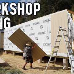 Installing Siding the [easy] Way // DIY Workshop Build
