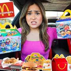 I ONLY ate FAST FOOD Kids Meals for 24 HOURS! **FOOD CHALLENGE**
