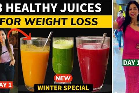 3 Healthy Juices for Weight Loss In Winters | Easy Juice Recipes | Benefits In Hindi | Fat to Fab