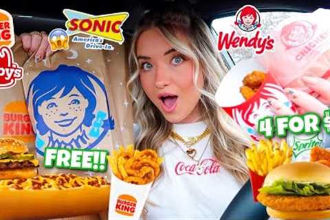 Eating only FAST FOOD *MEAL DEALS* for 24 HOURS!