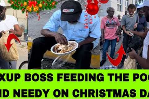 MIXUP BOSS LIVE FEEDING THE POOR AND NEEDY ON CHRISTMAS DAY ,WATCH NOW