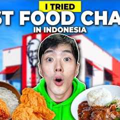 Rice CHANGED Fast Food in Indonesia. So I Tried Them.