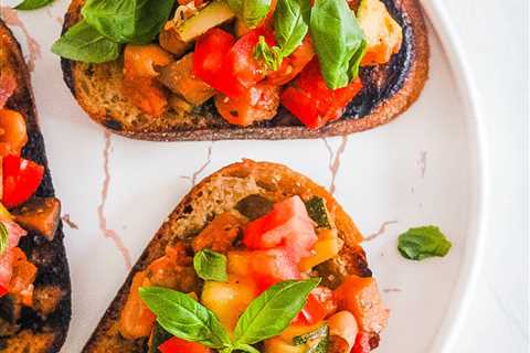 Vegan Bruschetta (5 Ways!)