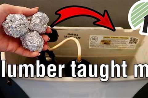 Put aluminum foil in your toilet…and THIS will Happen! (Dollar Tree Trick)
