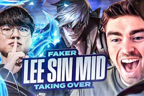 FAKER IS SPAMMING LEE SIN FOR WORLDS... *CRAZY KICKS*