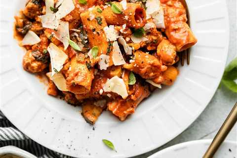 Easy Rigatoni Recipe (Creamy and Gluten Free Option)