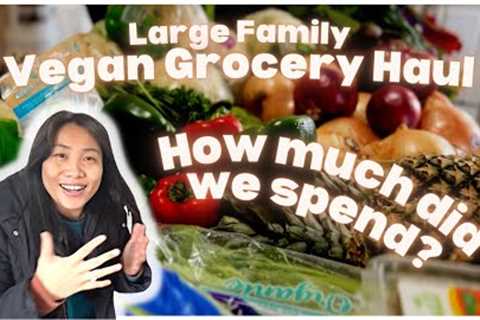 🥕Grocery Haul | Vegan Organic Grocery Haul for Large Family - How Much Did We Spend?