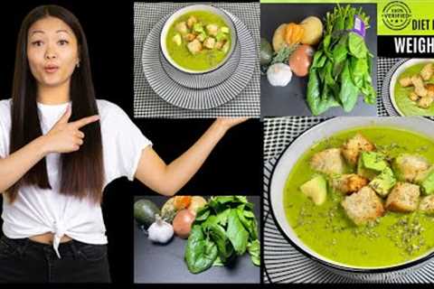 BEST DIET PLAN FOR WEIGHTLOSS | CREAMY VEGAN SPINACH POTATO SOUP | #weightlossdiet   #healthysoups