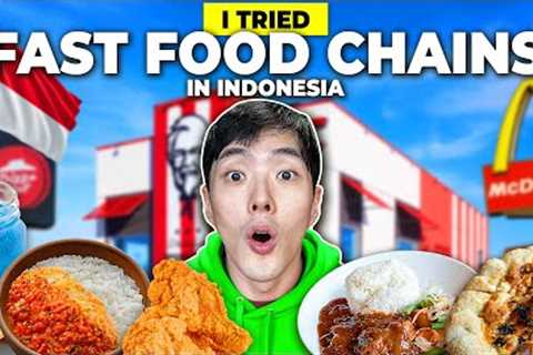 Rice CHANGED Fast Food in Indonesia. So I Tried Them.