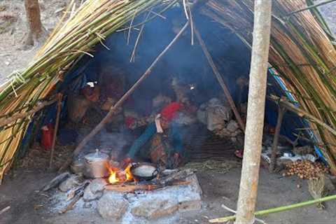 This is Himalayan Life । Nepal ।Ep-214 |organic food sisno and bread (roti) cooking shepherd