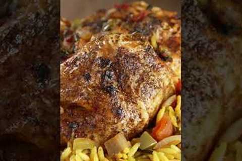 Spiced Roasted Chicken With Toasted Orzo