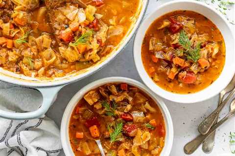 Cabbage Soup {Low Calorie}