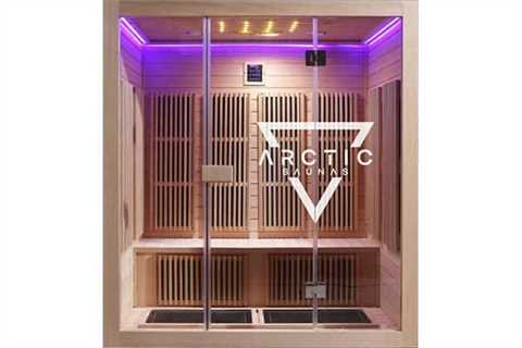 Arctic 3-4 Person Infrared Lux Sauna - Arctic Ice Bath