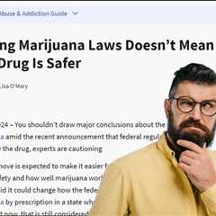 Does the Easing of Cannabis Laws Mean Marijuana is Now Safer? - WebMD Confuses the Chicken and the..