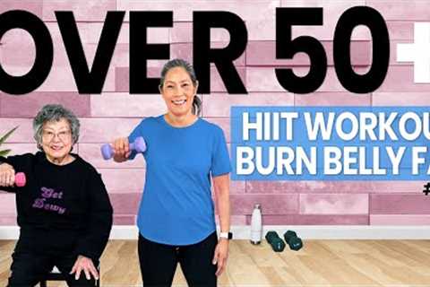 25 Min HIIT Workout to Burn Belly Fat: Senior Exercises to Lose Weight