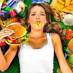 EATING THE WORLD''S UNHEALTHIEST DIET FOR 100 HOURS!!