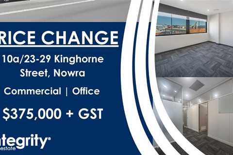 PRICE CHANGE  📍 10a/23-29 Kinghorne Street, Nowra   One of the only offices…