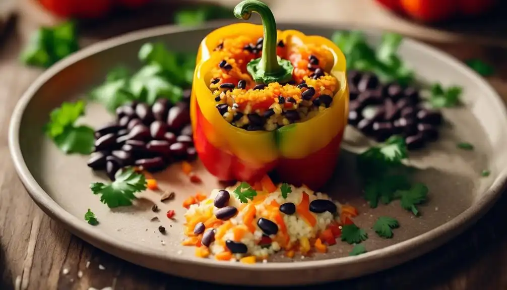 Low Carb New Orleans Stuffed Bell Pepper Recipe