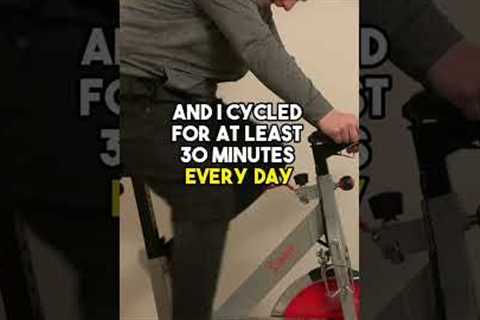 I tried an 18 day cycling challenge to lose weight