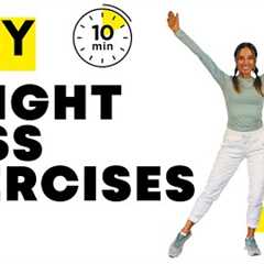 Weight Loss Exercises at Home - 10 Minute Low Impact Lose Weight Workout - All Standing | No Jumping