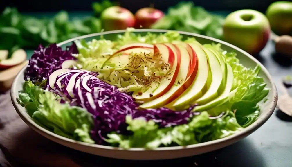 Low Carb Cabbage Apple Salad Recipe