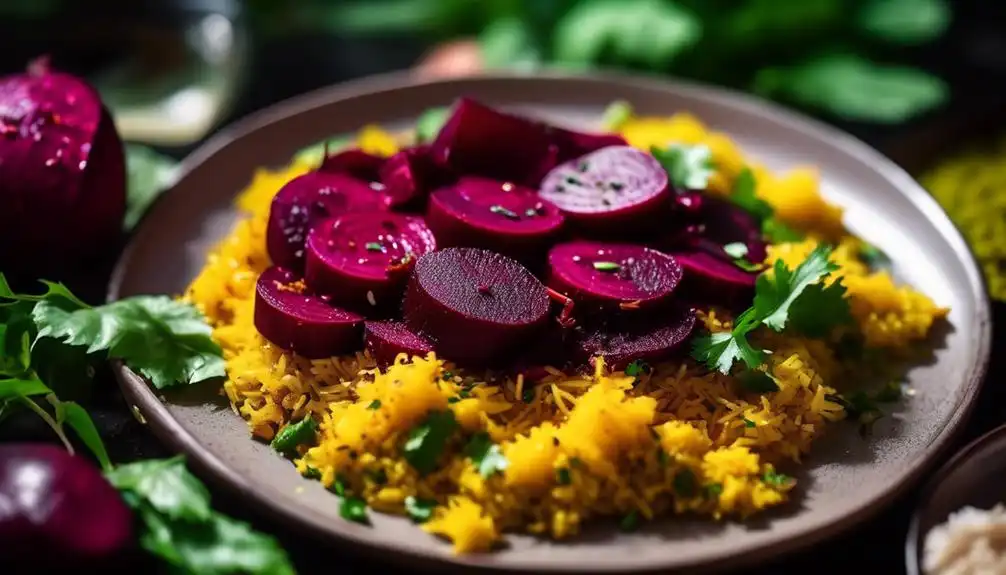Low Carb Beetroot Poriyal Recipe