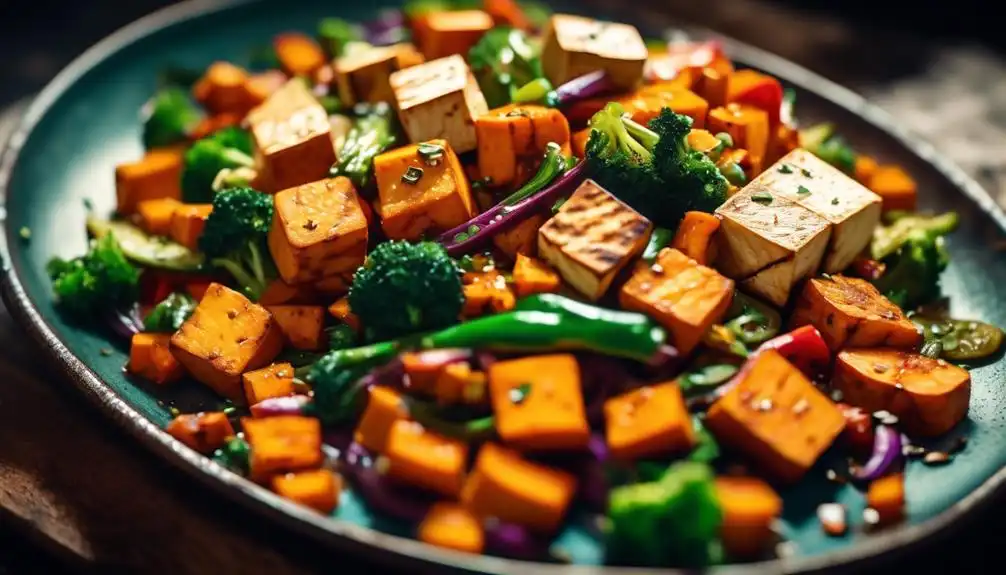 Low Carb Tofu and Sweet Potato Recipe