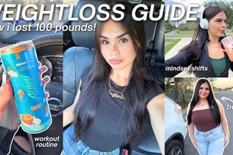 2026 WEIGHT LOSS JOURNEY GUIDE | How I’m Losing Weight, Workout Routine & Mindset Shifts!