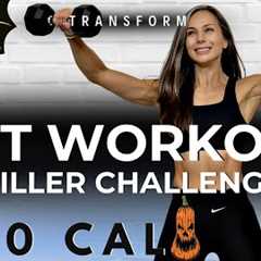 60-MIN KILLER HIIT WORKOUT🩸 cardio, total body sculpt, fast weight loss + abs 🩸 HALLOWEEN WORKOUT