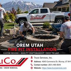 Orem Utah Fire Pit Installation