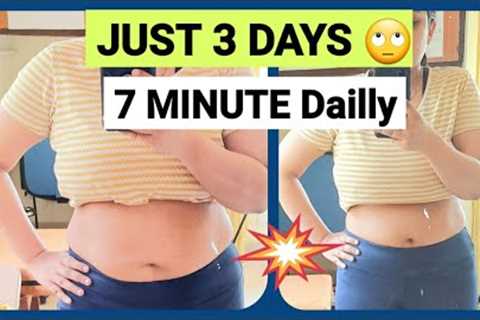 3 DAYS BELLY FAT CHALLENGE|GET RID OF BELLY FAT IN 3 DAYS |5 BEST EXERCISE TO LOSE BELLY FAT AT HOME